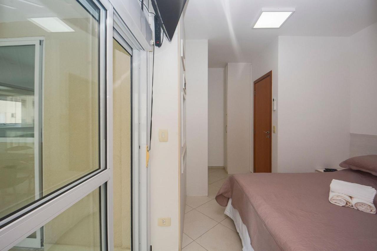 Apartamento Mirante Astúrias - varanda gourmet de frente para a praia da Astúrias no Guarujá Esterno foto