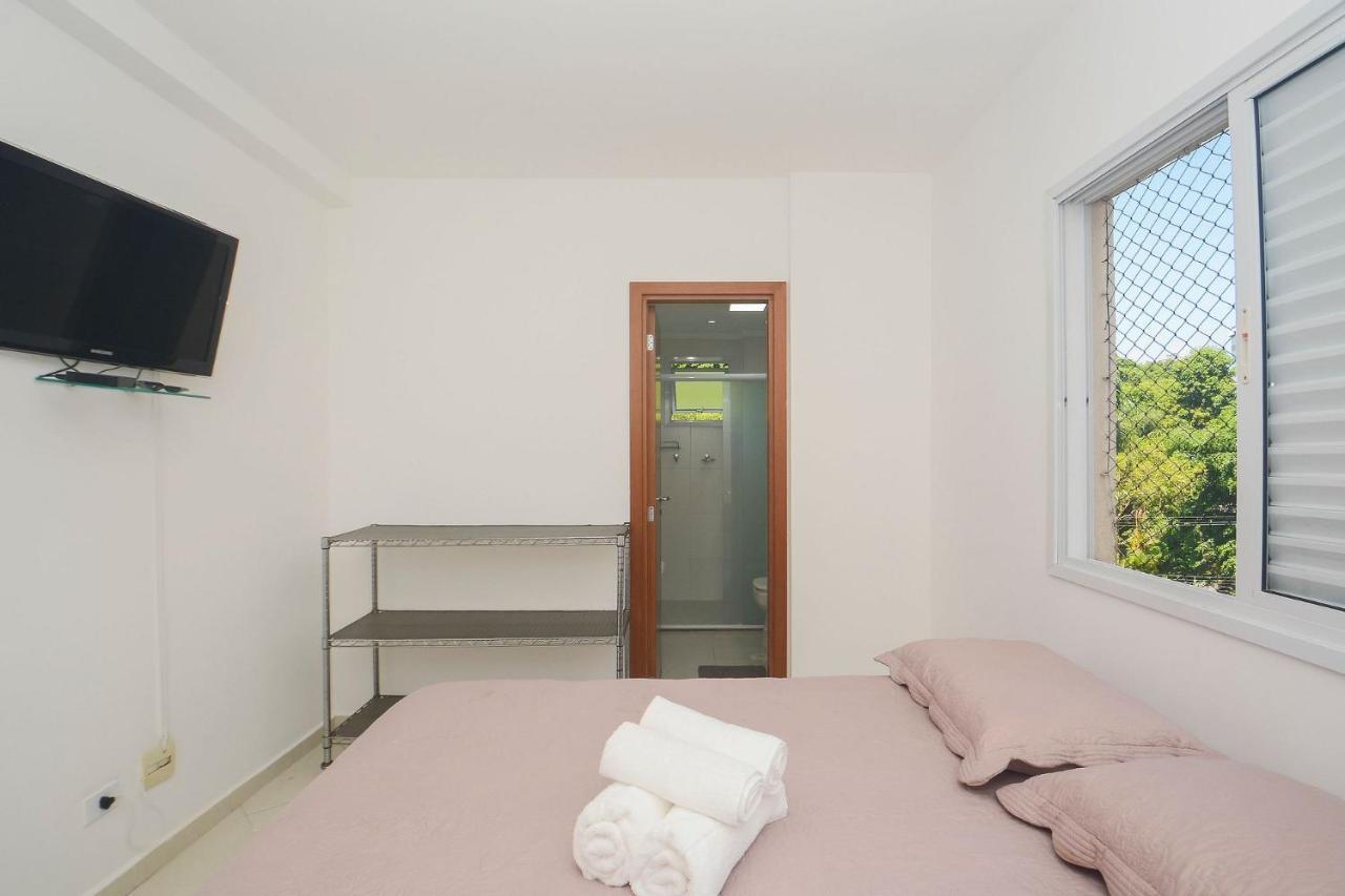 Apartamento Mirante Astúrias - varanda gourmet de frente para a praia da Astúrias no Guarujá Esterno foto
